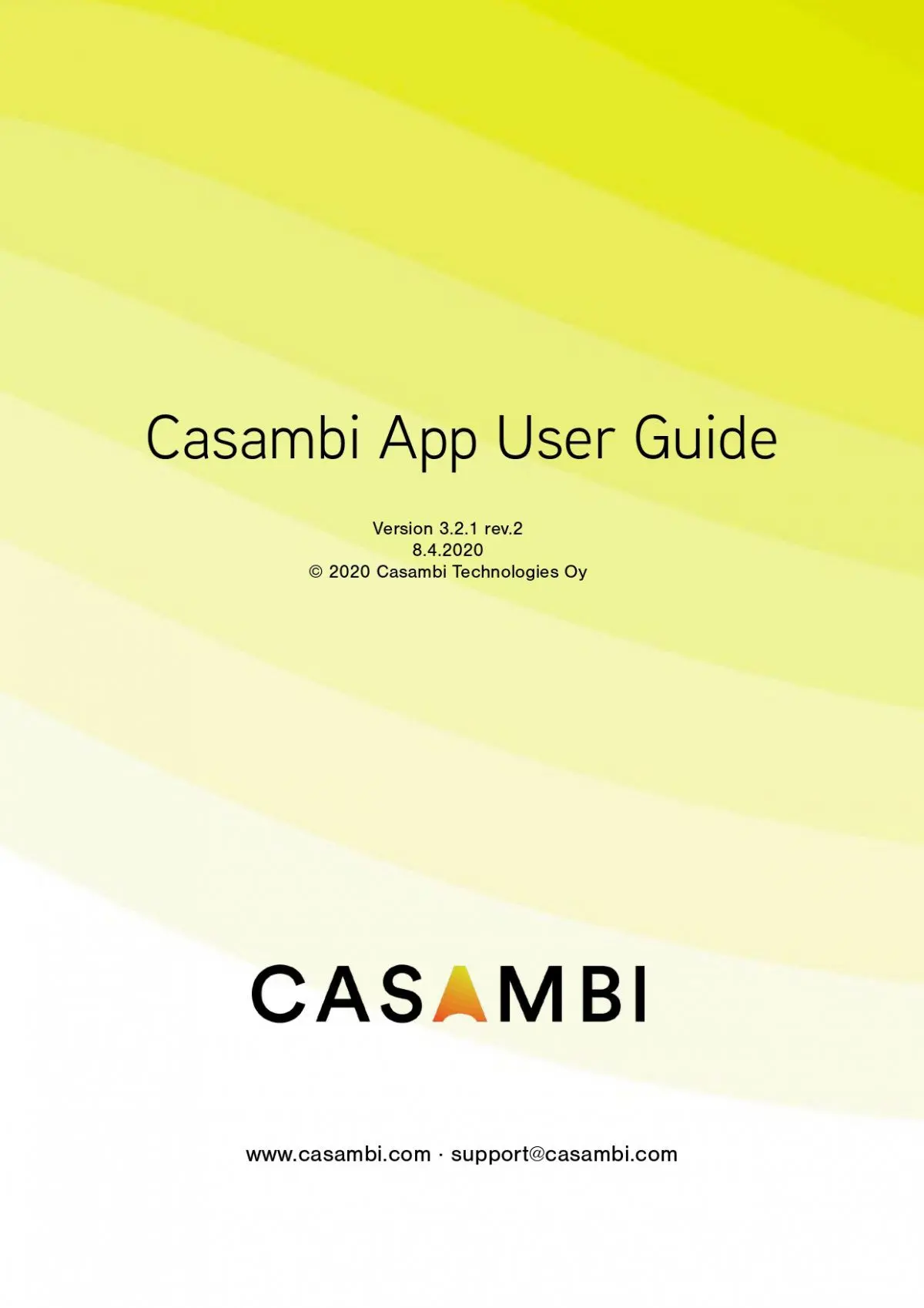 Aplicación Casambi. Guía de usuario