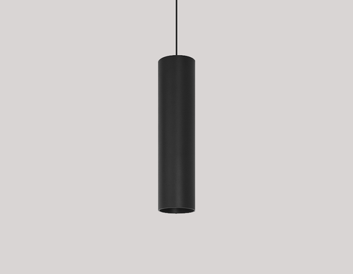 [TBP8A80D23BPB] TUBE P 80 LED Dali 36º Clear Diffuser 2700K Polished + Black Ø80 / ≈ 20W / &gt;3000 lm