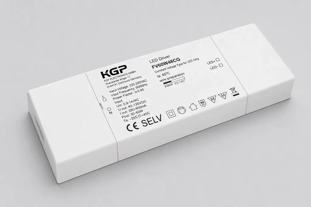 DRIVER 24V MAX. 60W - NO DIM (FLAT)