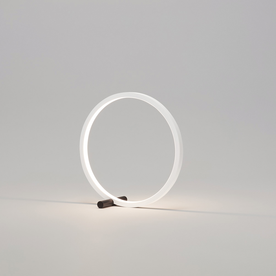 [HPSIA50N31SBS] Hoop Table Interior 9.6W / 915 lm No Dimmable 3000K 120º Surface Nero satinato