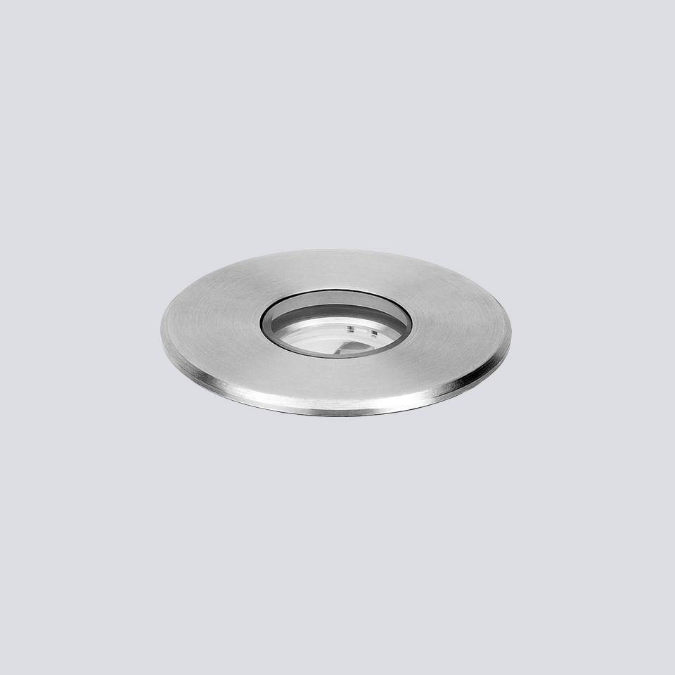 [TOP3A03X34BSS] Topo 3 LED ≈ 4W / &gt;150 lm 3000K 40º Difusor transparente Acero inoxidable