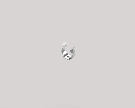 [CN02XXXXXXXSS] Clip de Sujeción Neón Acero Inox. 10x10
