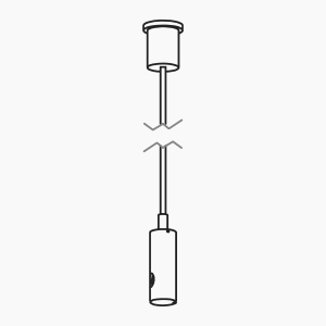 LINE SUSPENSION KIT STAINLESS STEEL 1.5m